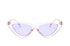 Luxury Modern Cat Eye  Fashion Retro Classic Lady and Woman Sunglasses With Triange Frame  With UV 400 Protection