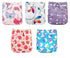 Modern Luxury Printed Baby Nappy 5pcs/Lot Washable Diapers Good Quality Pocket Diaper For Kids