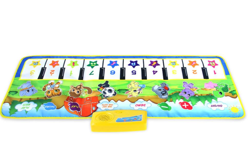 Baby Mat Musical Carpet Music Mat Piano Mat & 8 Instrument Tone Early Educational Toys For Kids Piano