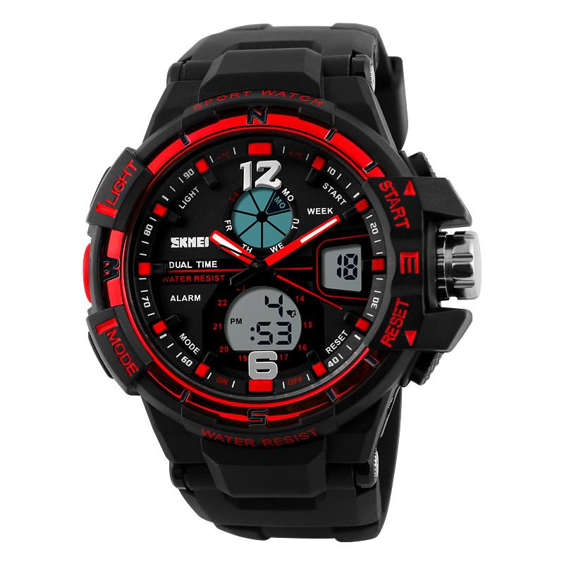 Fashion Digital Army Military Watch Mens Sports  Wristwatch  Shock Resist Clock Quartz Watch Waterproof 50M