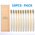 10 Pcs Natural Colorful Toothbrush Eco Friendly Soft Bamboo Toothbrush Bamboo Tooth Dental Oral Care Wood Tooth Brushes - STEVVEX Beauty - 10 pcs Toothbrush, 721, Bamboo Toothbrush, colorful Toothbrush, Eco Toothbrush, natural Toothbrush, Oral Care, simple Toothbrush, soft Toothbrush, Toothbrush - Stevvex.com