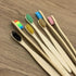 10 Pcs Natural Colorful Toothbrush Eco Friendly Soft Bamboo Toothbrush Bamboo Tooth Dental Oral Care Wood Tooth Brushes - STEVVEX Beauty - 10 pcs Toothbrush, 721, Bamboo Toothbrush, colorful Toothbrush, Eco Toothbrush, natural Toothbrush, Oral Care, simple Toothbrush, soft Toothbrush, Toothbrush - Stevvex.com