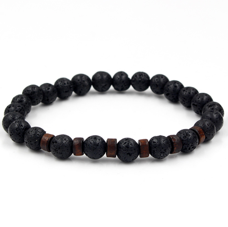 Epic Legendary Volcanic Stone Bracelet For Men And Women