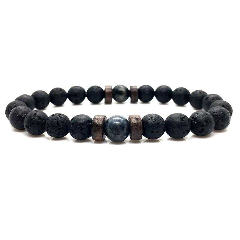 Epic Legendary Volcanic Stone Bracelet For Men And Women