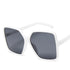 Vintage Oversize SquareLuxury Big Frame Elegant Lady and Woman  Sunglasses With Gradient Glasses and UV400 Protection