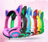 Luxury New Popular Esonstyle Kids Headphones Over Ear with LED Glowing Cat Ears,Safe Wired Kids Headsets 85dB Volume Limited, Food Grade Silicone, 3.5mm Aux Jack, Cat-Inspired Purple Headphones for Girls and Kids