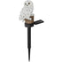 Solar LED Waterproof Premium Garden And Yard Lamp In Shape Of Owl With Stand And Solar Base Pathway Luxury Decoration