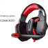 NEW STEVVEX Modern G2000 G9000 Gaming Headsets Big Headphones with Light Mic Stereo Earphones Deep Bass for PC Computer, Laptop and Gaming