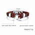 Endless August New Pirate Style Alloy Stainless Steel Anchor Bracelet For Men Genuine Cow Leather Bracelet Jewelry Bangles