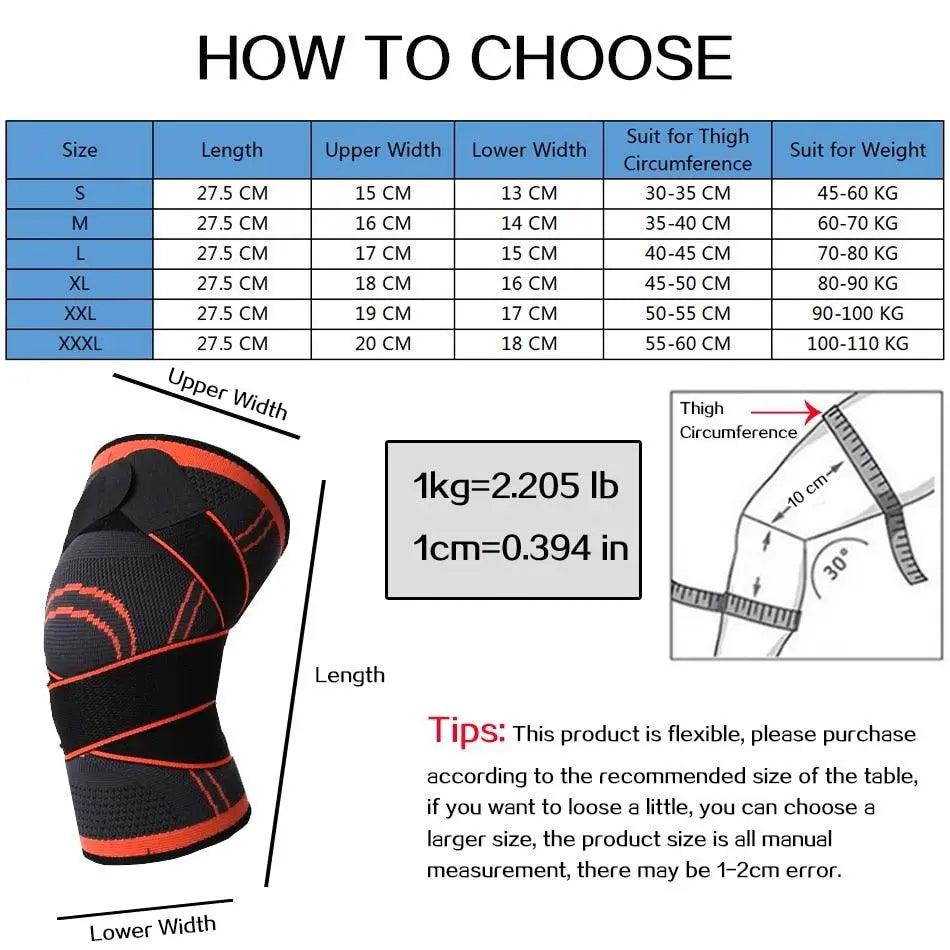 1PC Sport Knee Sleeve Support Men Kneepad Pressurized Elastic Knee Pads Fitness Gear Protector For Sport Improved Circulation Compression Support For Joint Pain - STEVVEX Sport - 1PC Sports Kneepad, 1PC Sports Kneepad Fitness Support, 1PC Sports Kneepad Support, 1PC Sports Kneepad For Men, 734, Fitness Knee Pads Support, Knee Pads Support, Knee Support, Pressurized Elastic Knee Pads Fitness Support, Pressurized Elastic Knee Pads Support, Sports Knee Pads Support - Stevvex.com