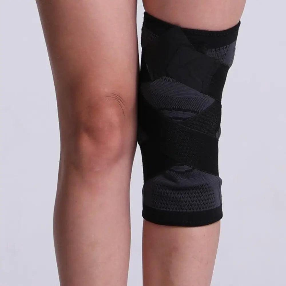 1PC Sport Knee Sleeve Support Men Kneepad Pressurized Elastic Knee Pads Fitness Gear Protector For Sport Improved Circulation Compression Support For Joint Pain - STEVVEX Sport - 1PC Sports Kneepad, 1PC Sports Kneepad Fitness Support, 1PC Sports Kneepad Support, 1PC Sports Kneepad For Men, 734, Fitness Knee Pads Support, Knee Pads Support, Knee Support, Pressurized Elastic Knee Pads Fitness Support, Pressurized Elastic Knee Pads Support, Sports Knee Pads Support - Stevvex.com