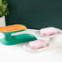 1Pcs Faucet Shape Draining Soap Dish Portable Bathroom Products Double Layer 3Colors Eco - friendly Soap Box Draining