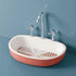 1Pcs Faucet Shape Draining Soap Dish Portable Bathroom Products Double Layer 3Colors Eco - friendly Soap Box Draining