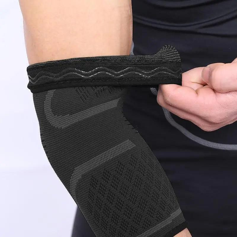 1PCS Instant Arm Support Elbow Sleeves Elastic Gym Elbow Support Sport Protective Pad Absorb Sweat Basketball Arm Sleeve For Workouts - STEVVEX Sport - 733, arm cover, arm protection, arm protection pad, Arm Sleeve, Arm Sleeves, Basketball Arm Sleeve, Elbow Arm Sleeve, Elbow Protective Pad, elbow support, gym, Gym Arm Sleeve, Men Arm Sleeve, Sport Arm Sleeve, Unisex Arm Sleeve, Women Arm Sleeve, Workout Arm Sleeve - Stevvex.com