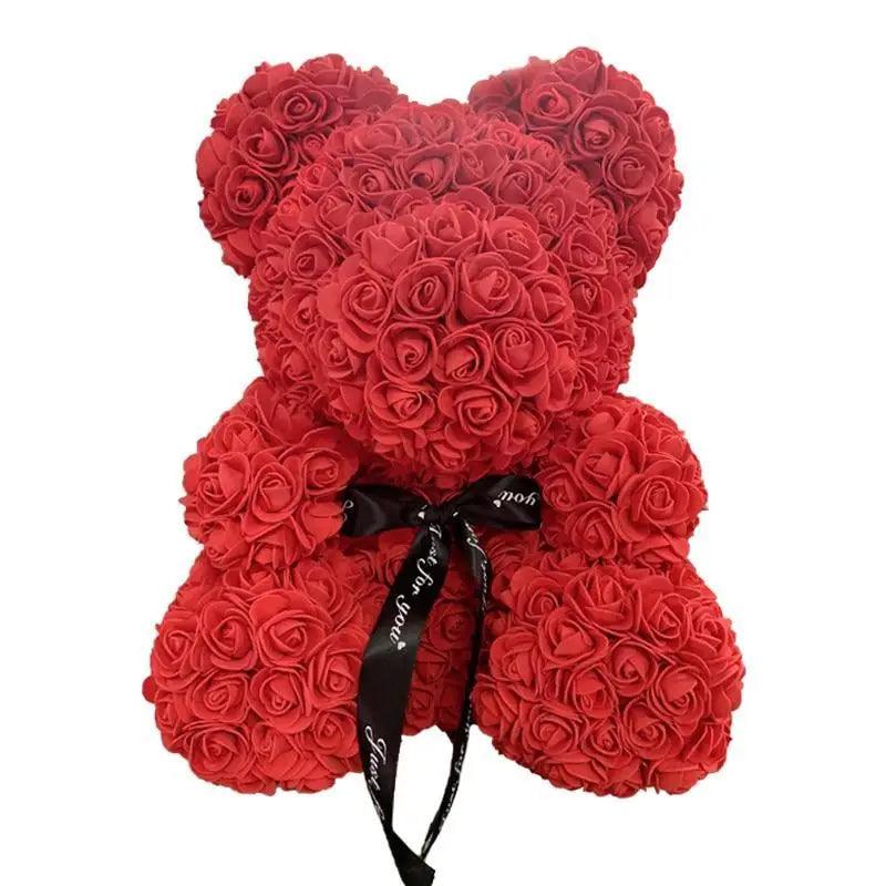 2021 Cute Artificial Flower Rose of Teddy Bear Christmas Decoration for Home Valentines Women Gifts - ALLURELATION GIFTS - 580, Best Gift Item, Birthday gifts, Christmas Gifts, gifts, Gifts for girlfriends, Gifts for wife, Home decoration teddy bears, Rose Teddy Bear, Teddy Bear, Teddy Bear Gift, Thanksgiving gifts, Valentine Gifts - Stevvex.com