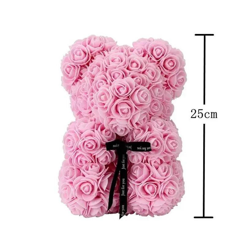 2021 Cute Artificial Flower Rose of Teddy Bear Christmas Decoration for Home Valentines Women Gifts - ALLURELATION GIFTS - 580, Best Gift Item, Birthday gifts, Christmas Gifts, gifts, Gifts for girlfriends, Gifts for wife, Home decoration teddy bears, Rose Teddy Bear, Teddy Bear, Teddy Bear Gift, Thanksgiving gifts, Valentine Gifts - Stevvex.com