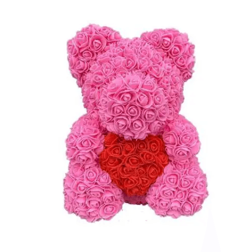 2021 Cute Artificial Flower Rose of Teddy Bear Christmas Decoration for Home Valentines Women Gifts - ALLURELATION GIFTS - 580, Best Gift Item, Birthday gifts, Christmas Gifts, gifts, Gifts for girlfriends, Gifts for wife, Home decoration teddy bears, Rose Teddy Bear, Teddy Bear, Teddy Bear Gift, Thanksgiving gifts, Valentine Gifts - Stevvex.com