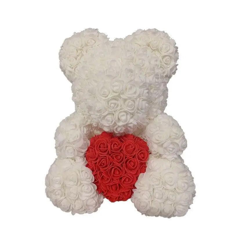 2021 Cute Artificial Flower Rose of Teddy Bear Christmas Decoration for Home Valentines Women Gifts - ALLURELATION GIFTS - 580, Best Gift Item, Birthday gifts, Christmas Gifts, gifts, Gifts for girlfriends, Gifts for wife, Home decoration teddy bears, Rose Teddy Bear, Teddy Bear, Teddy Bear Gift, Thanksgiving gifts, Valentine Gifts - Stevvex.com