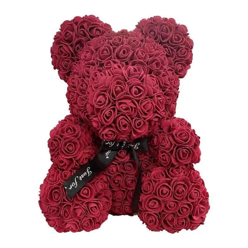 2021 Cute Artificial Flower Rose of Teddy Bear Christmas Decoration for Home Valentines Women Gifts - ALLURELATION GIFTS - 580, Best Gift Item, Birthday gifts, Christmas Gifts, gifts, Gifts for girlfriends, Gifts for wife, Home decoration teddy bears, Rose Teddy Bear, Teddy Bear, Teddy Bear Gift, Thanksgiving gifts, Valentine Gifts - Stevvex.com