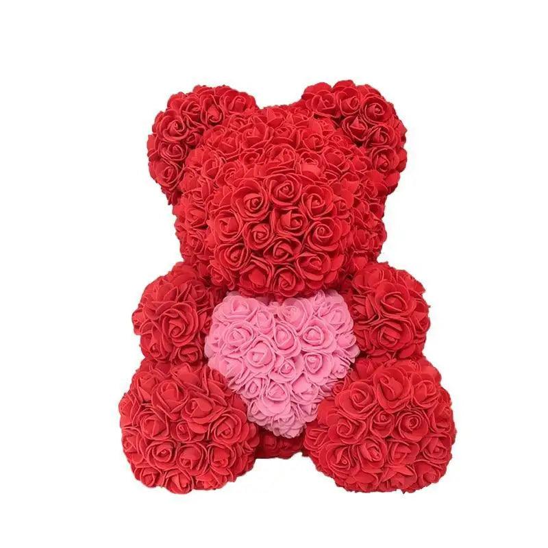 2021 Cute Artificial Flower Rose of Teddy Bear Christmas Decoration for Home Valentines Women Gifts - ALLURELATION GIFTS - 580, Best Gift Item, Birthday gifts, Christmas Gifts, gifts, Gifts for girlfriends, Gifts for wife, Home decoration teddy bears, Rose Teddy Bear, Teddy Bear, Teddy Bear Gift, Thanksgiving gifts, Valentine Gifts - Stevvex.com