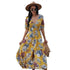 2021 Fashion Casual Loose Party Short Sleeve Maxi Split Dress - Summer Dresses for Women - ALLURELATION - 578, Best selling dresses, Cute Dresses, cute summer dresses, Cute women Dresses, Elegant Flowers Print dress, fancy gift, Fashion Dresses, gift for birthday, gift for the anniversary, luxury dress, Stylish dress, Summer Dresses - Stevvex.com