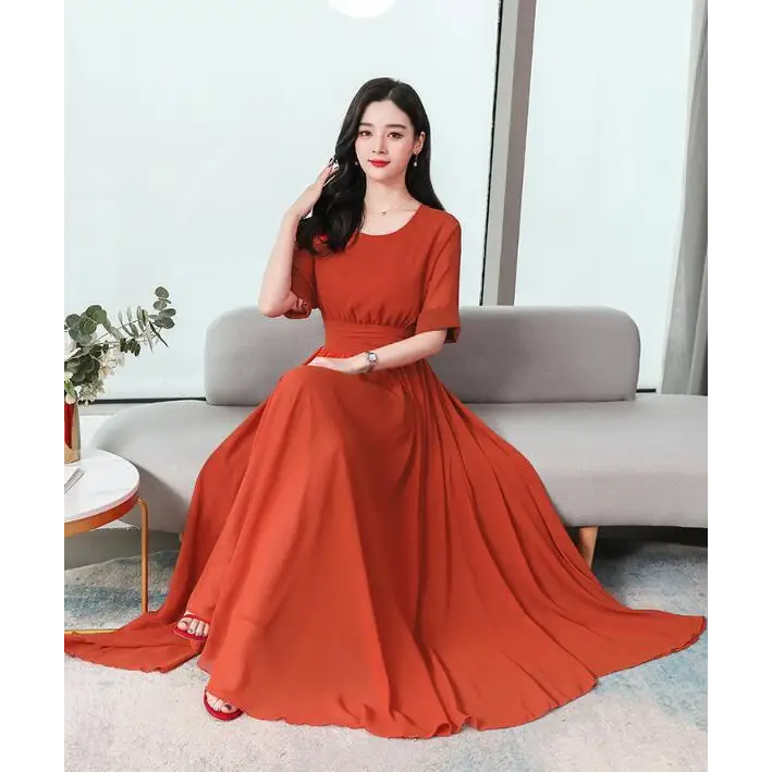 2021 Fashion Luxury Long Chiffon Trendy Dress - Cute Fashion Women Dresses for Women - ALLURELATION - 578, Best choice for the gift, best quality dress, Best selling dresses, Cute Dresses, fancy gift, Fashion Dresses, gift for birthday, gift for the anniversary, gorgeous ladies dress, luxury dress, luxury party wear, party dress, Stylish dress, Summer Dresses - Stevvex.com