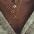 2021 New Bohemian Multilayer Cross Gold Pendant Necklaces For Women Fashion Punk Trend Fashion Necklace Jewelry