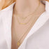 2021 New Bohemian Multilayer Cross Gold Pendant Necklaces For Women Fashion Punk Trend Fashion Necklace Jewelry