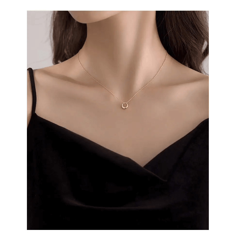 2021 New Fashion Aesthetic 925 Sterling Silver O chain Necklace Lovely Rolo Chain Necklace Jewelry For women Wedding