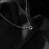 2021 New Fashion Aesthetic 925 Sterling Silver O chain Necklace Lovely Rolo Chain Necklace Jewelry For women Wedding