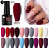 2022 New Matte 7.5ML Nail Gel Polish Base Matte Coat UV LED Home Manicure Luxury Matte Design Luxury Nail Gel