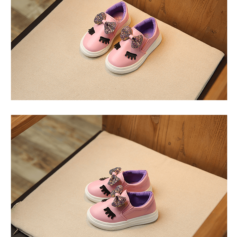 Children's Girls Princess Shoes Bow Big Casual High Quality Material Comfortable No-slip Shoe