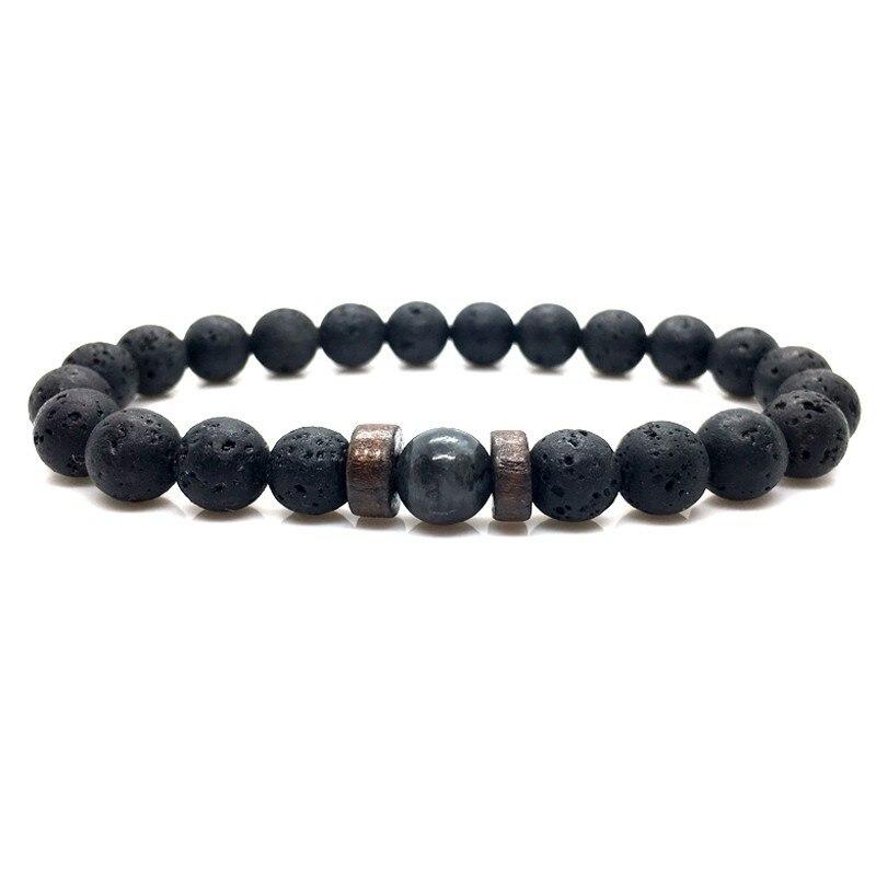 Epic Legendary Volcanic Stone Bracelet For Men And Women