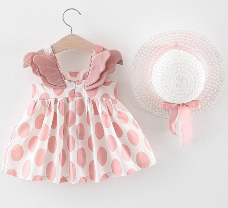 Luxury Handmade Elegant Modern Newborn Baby Girl Birthday & Princess Baby Dress With Hat