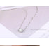 New Arrivals Silver Color  Love Heart Necklaces for Women Wedding Jewelry Long Necklaces Statement Jewelry