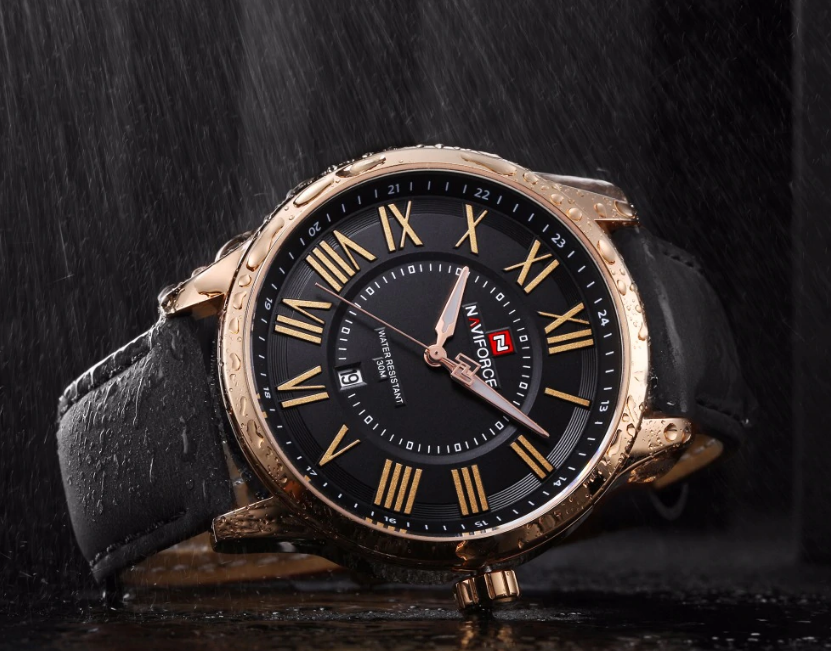 Universal Waterproof Watch With Details Of Great Design  Numbers And Date Display Perfect Gift