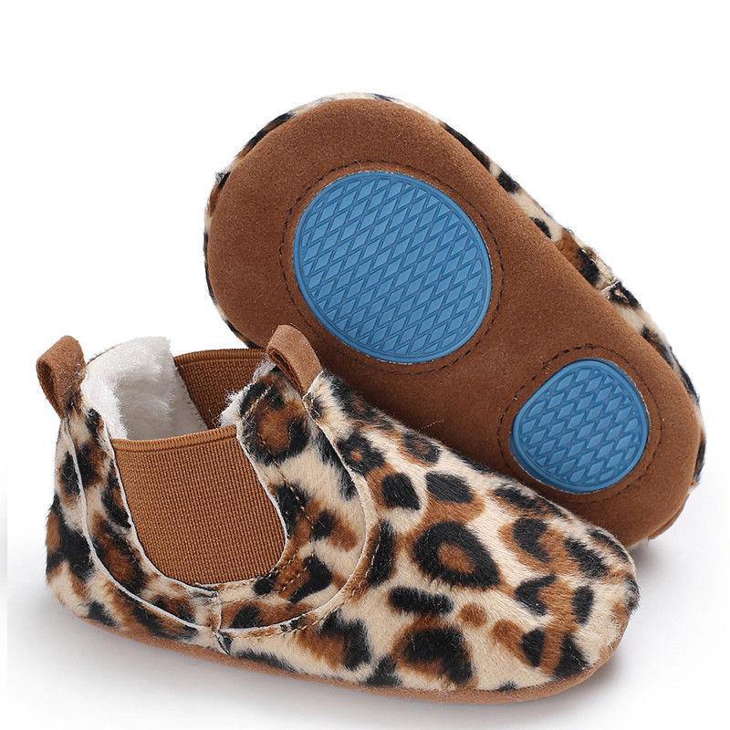 Small Leather Soft Comfy Baby Shoes Newborn Cotton Toddler Durable Lightweight Boots