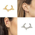 Perfect Modern 925 Sterling Silver Clip on Earrings Luxury for Women Geometric Elegant Gold Silver Clip Earrings