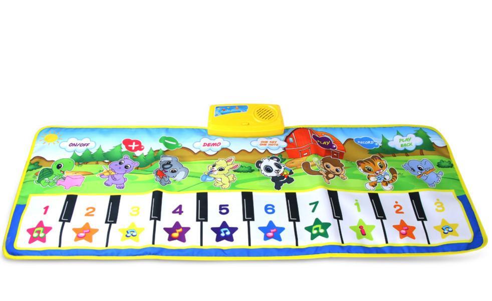 Baby Mat Musical Carpet Music Mat Piano Mat & 8 Instrument Tone Early Educational Toys For Kids Piano