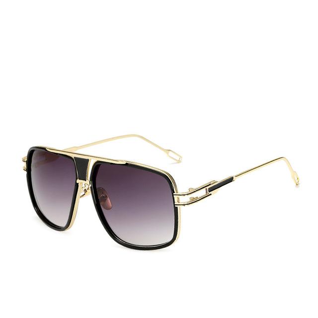 NEW Elegant Luxury Trend Driving Sunglasses  Gold Big Frame  Oversized Square For Man and  Women Sunglasses