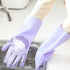 2PCS Cleaning Sponge Gloves Multifunction Silicone Cleaning Magic Gloves Dish Washing Gloves For Kitchen Household Plate Washing Reusable Cleaning Gloves For Housework - STEVVEX Kitchen - 2 pcs gloves, 740, cleaning gloves, Cleaning Gloves For Housework, dish washing gloves, Garden glove, gloves for kitchen, Housework Gloves, Kitchen, magic gloves, multifunction silicone gloves, plate washing gloves, Reusable Cleaning Gloves, reusable gloves, silicone cleaning gloves, sponge gloves - Stevvex.com