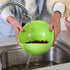 2PCS Nordic Food Grade Plastic Rice Beans Peas Washing Filter Strainer Basket Sieve Drainer Cleaning Gadget Food Grade