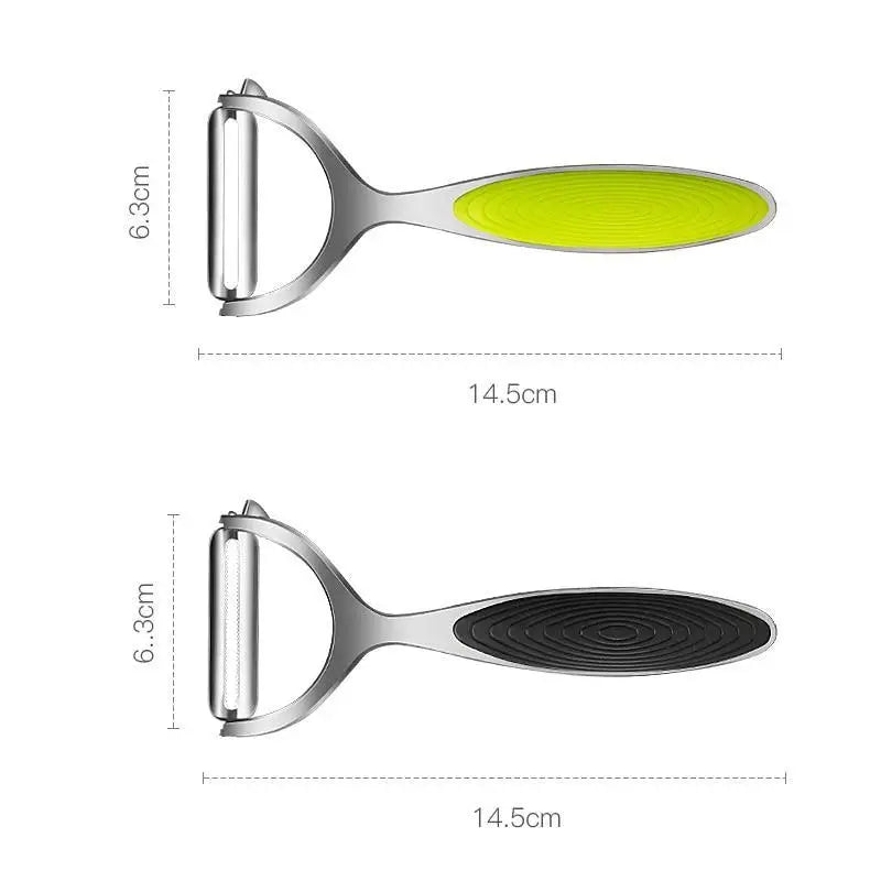 2PCS Top Quality Fruit and Vegetable Peeler Kitchen Accessories Stainless Steel Sharp Fruit and Vegetable