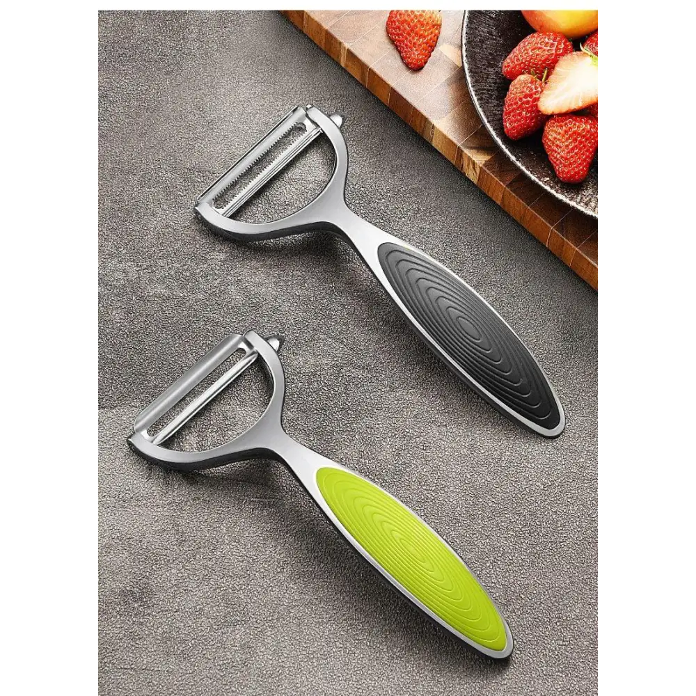 2PCS Top Quality Fruit and Vegetable Peeler Kitchen Accessories Stainless Steel Sharp Fruit and Vegetable