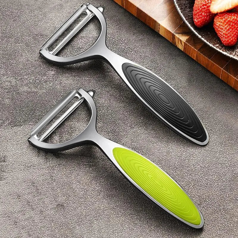 2PCS Top Quality Fruit and Vegetable Peeler Kitchen Accessories Stainless Steel Sharp Fruit and Vegetable