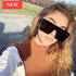 NEW Top Oversized Square Modern  Woman And Ladies Fashion Retro Gradient Sunglasses With  Big Frame And  Vintage Eyewear UV400 Protection