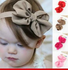 Christmas Baby Girl Headband Hair Accessories Cloth Tie Newborn Headwear Ribbon Bow For Girls