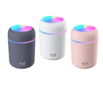 Modern Mini Portable Humidifier Aroma Oil Diffuser With Two Spraying Modes and Automatic Off Function In Several Modern Colors