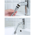 360 Degree Kitchen Sink Tap Faucet Extender Universal Stainless Steel Faucet Extender with Flexible Swivel Tap Aerator