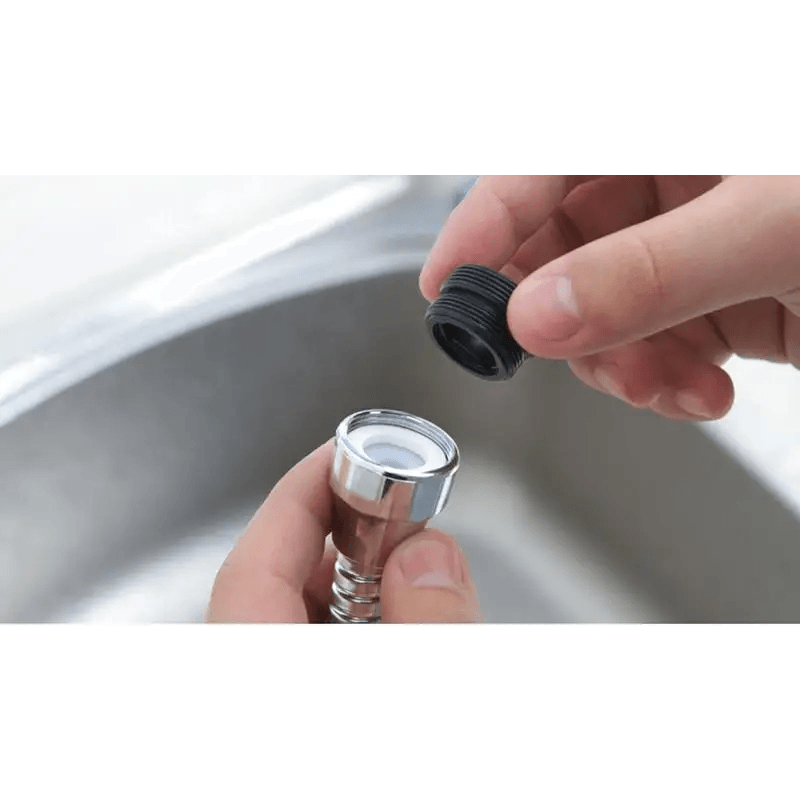 360 Degree Kitchen Sink Tap Faucet Extender Universal Stainless Steel Faucet Extender with Flexible Swivel Tap Aerator